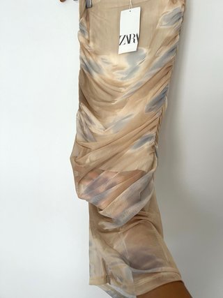 Falda tul Zara efecto tie-dye
