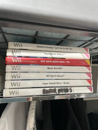 Pack 7 Juegos Wii: Mario, Guitar Hero, Smash Bros