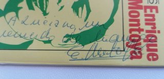 ENRIQUE MONTOYA "CANTARES" CASSETTE FIRMADA