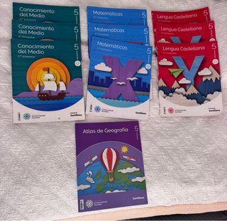 Vendo libros de 5º de Primaria