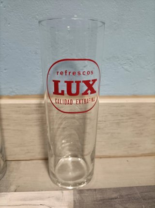 Lote 6 vasos antiguos Refrescos LUX