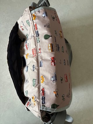 Bolso bebé gris marca My Bags con cambiador