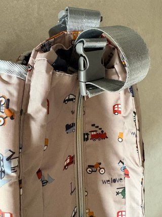 Bolso bebé gris marca My Bags con cambiador