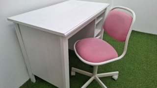 Escritorio Brusali + Silla ÖRFJÄLL IKEA