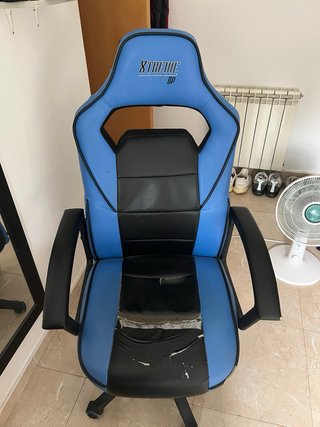 Silla Gaming Xtreme Gp Azul y Negra