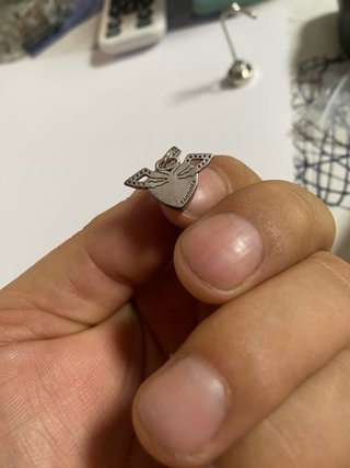 Collar Pandora Corazón Alas Plata