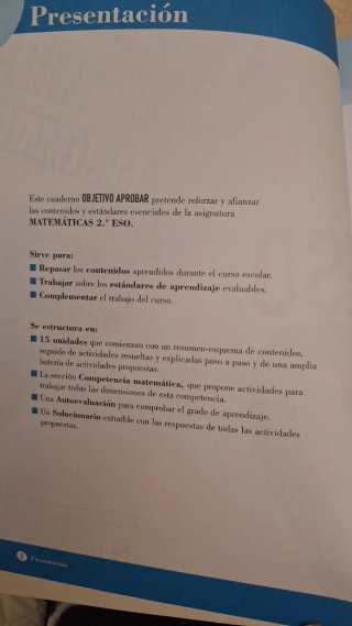 Libro Matemáticas 2º ESO - Objetivo Aprobar