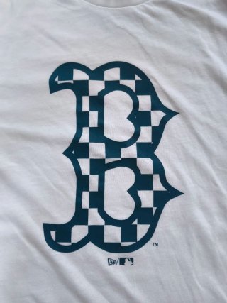 T-shirt New Era uomo Boston Red Sox MLB bianco