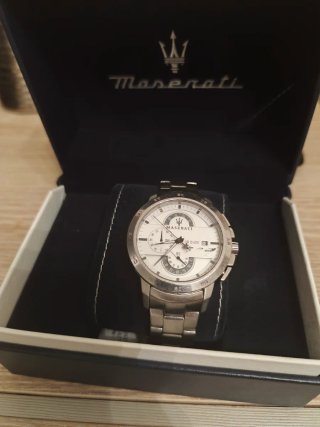 Reloj Maserati Plata/Blanco