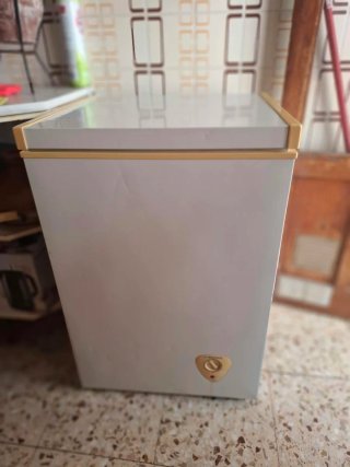 Frigorífico arcón blanco