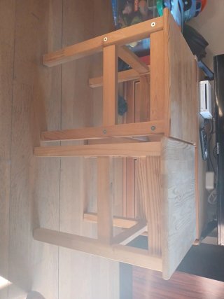 2 Butacos de madera