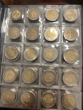 Álbum Monedas 2 Euros Conmemorativas