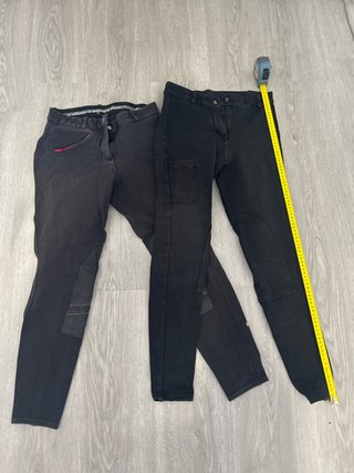 Pack 2 Pantalones Equitación Negros