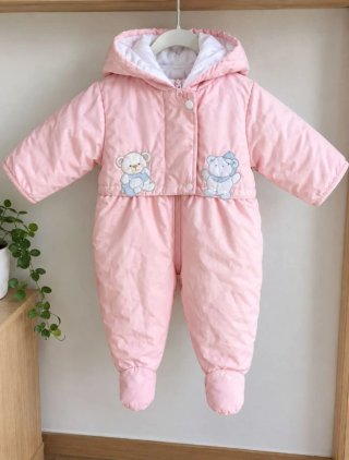 Buzo bebé 6 meses rosa ositos
