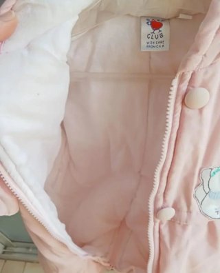 Buzo bebé 6 meses rosa ositos