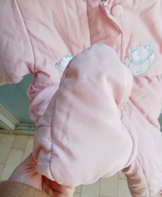 Buzo bebé 6 meses rosa ositos