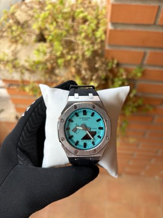 Reloj G-Shock Turquesa y Plateado