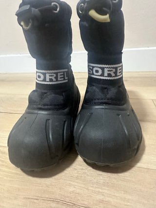 Botas de nieve Sorel negras niña talla 25