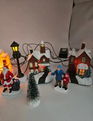 Casas de Navidad Iluminadas