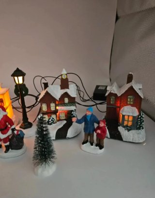 Casas de Navidad Iluminadas
