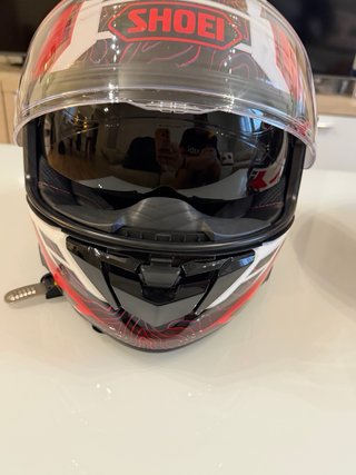 Casco Shoei y Chaqueta Alpinestars