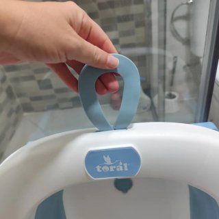 Bañera Bebé Plegable Azul