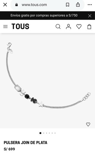 Pulsera TOUS Join Plata Gemas