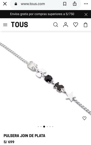 Pulsera TOUS Join Plata Gemas