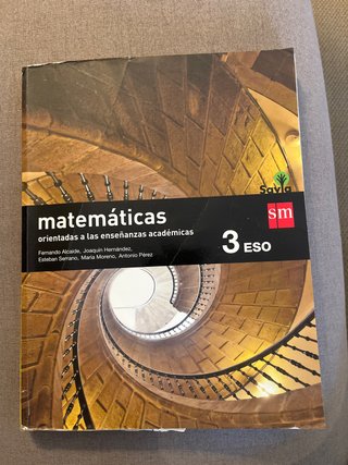Matemáticas orientadas a las enseñanzas académi...