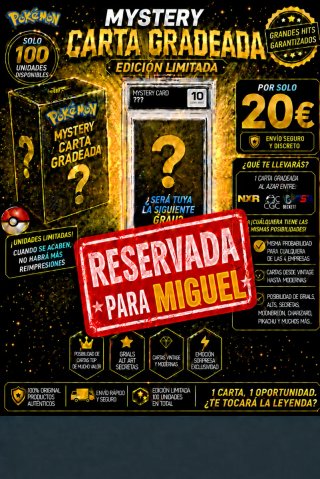 Carta Pokémon Misteriosa Graded