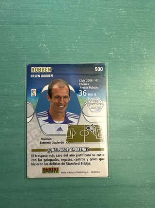 Lote 2 cromos Robben Real Madrid 2007-08