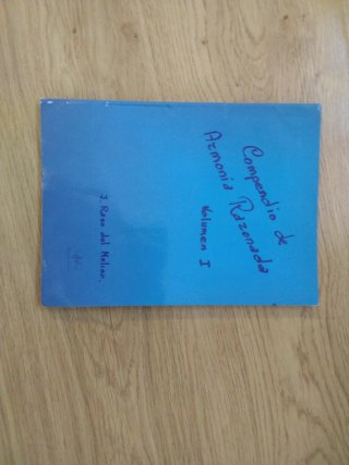 Libro Música: Compendio Armonía Razonada Vol. 1