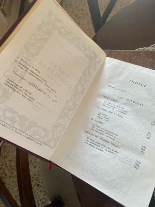 Pio baroja obras completas 4 tomos