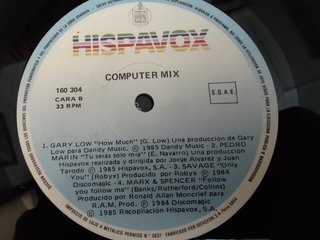 Vinilo Computer Mix Alaska Gary Low Savage LP