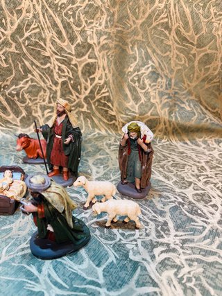Belén completo Reyes Magos Pastor Ovejas