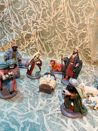 Belén completo Reyes Magos Pastor Ovejas