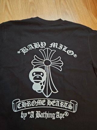 Camiseta A Bathing Ape x Chrome Hearts Talla M
