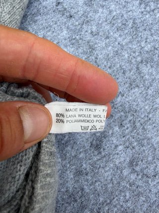 Jersey Gris Vintage 80s 90s Oversize Retro Knit