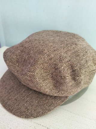 Gorra irlandesa espiga marrón