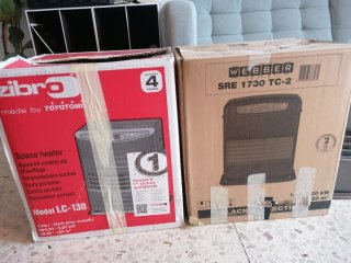 2 Estufas de parafina Zibro