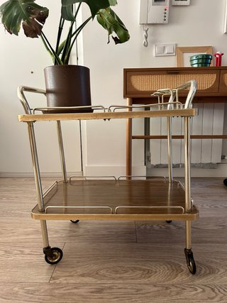 Camarera Vintage Metálica y Madera