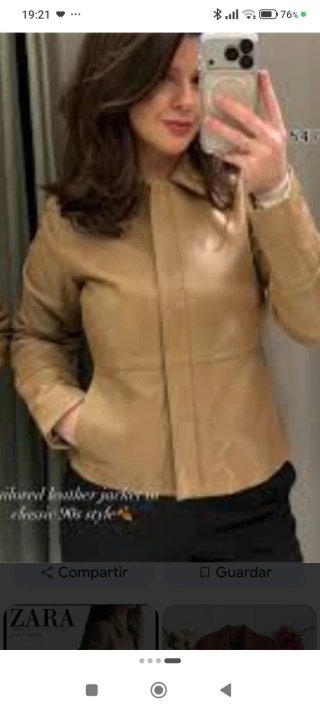 Cazadora Piel Zara Edición Limitada