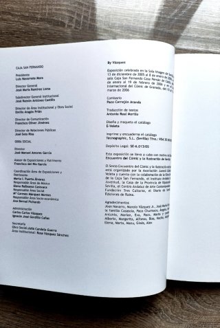 Catálogo Exposición "By Vázquez" (2005)