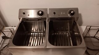 Freidora Industrial Doble HR FAINCA 8+8L