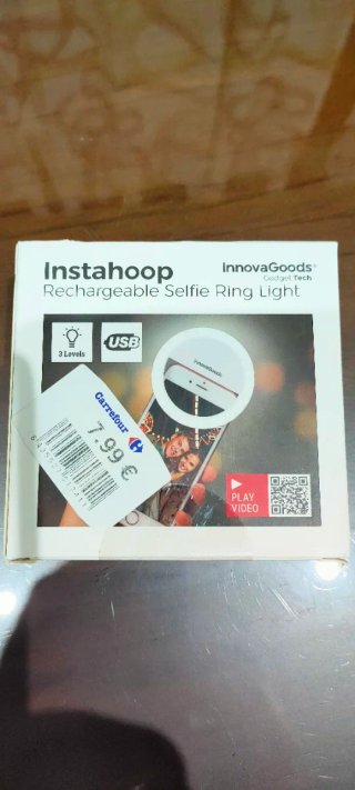 Aro de luz selfie InnovaGoods