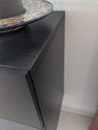 Mueble Colgante Ikea Negro/Gris