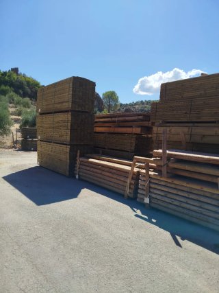 Madera tratada en autoclave