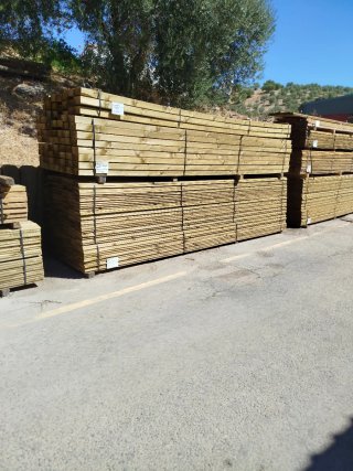 Madera tratada en autoclave