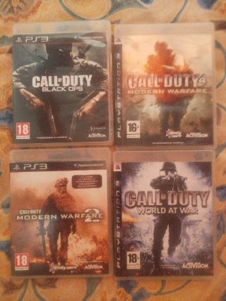 Lote Juegos PS3 FPS: Call of Duty, Killzone, Far C