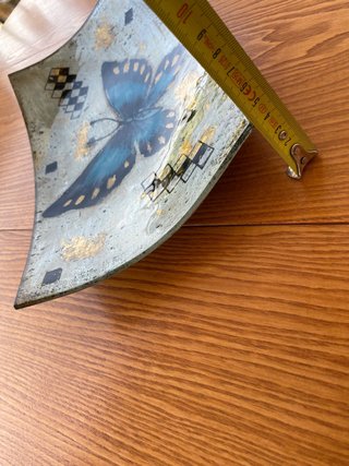Plato decorativo vintage mariposa